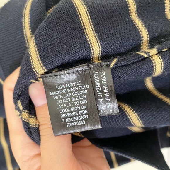 Jessica Howard Puff Sleeve Sweater Dress Striped Size XL - Picture 10 of 14